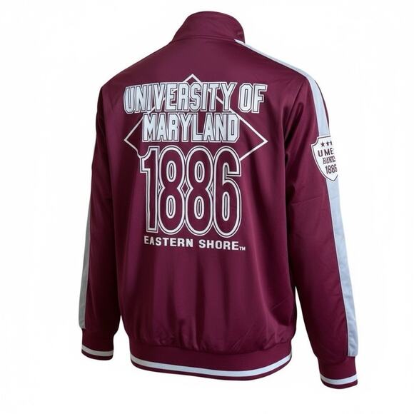 University of Maryland Eastern UMES Shore Track Jacket 1886 HBCU Hawks Sz XL